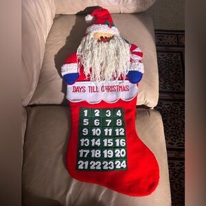 Christmas Countdown Stocking